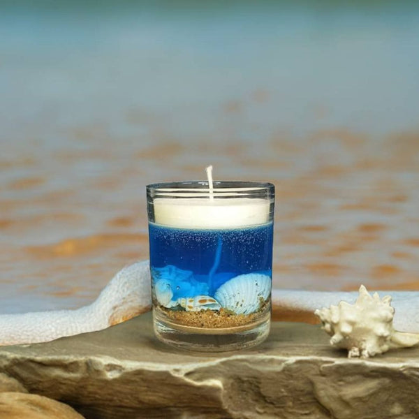Blue Lagoon Beach Candle – Breeze Scent