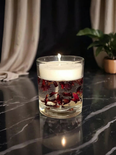 Levitating Petals Candle – Rose Candle