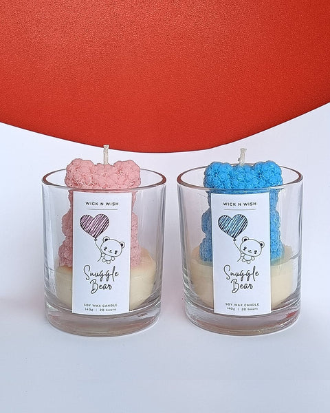 Snuggle Bear Candles – Romantic Teddy Wax