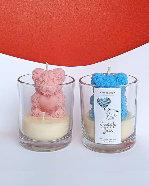 Snuggle Bear Candles – Romantic Teddy Wax