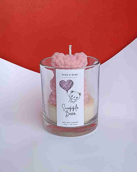 Snuggle Bear Candles – Romantic Teddy Wax