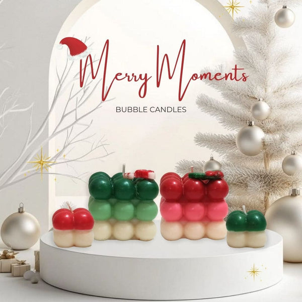 Festive Merry Moments Bubble Candles
