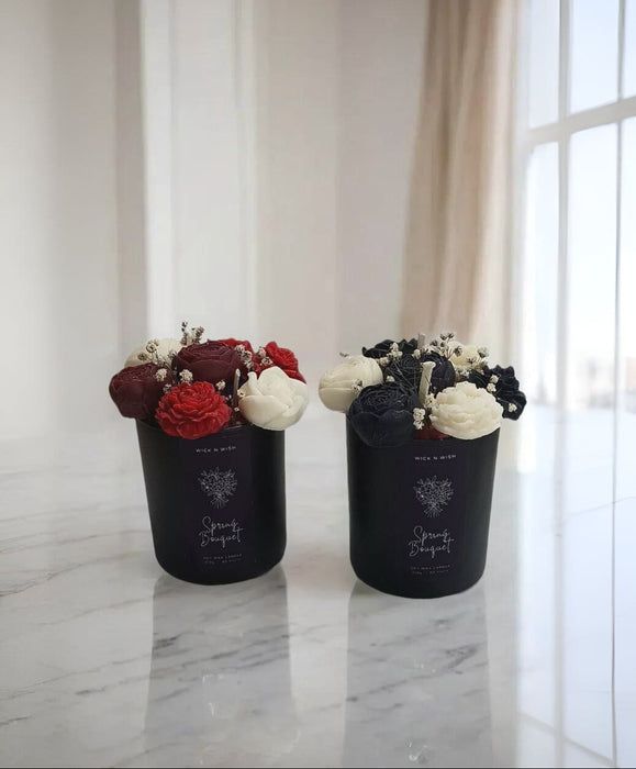 Luxury Spring Bouquet Candle – Floral Candle