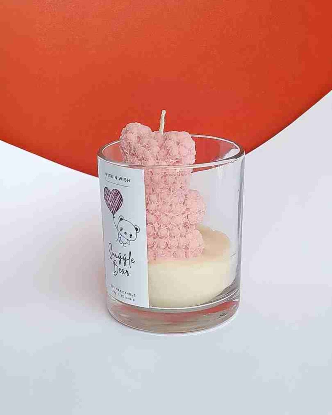 Snuggle Bear Candles – Romantic Teddy Wax